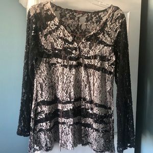 T Party Fashion Lacey Long Sleeve